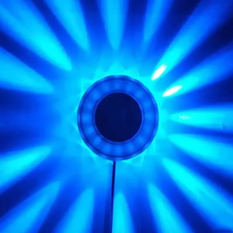 SPLEVISI Sunflower 48LED Авто вращающийся LED RGB сценический свет для бара вечеринки диско DJ