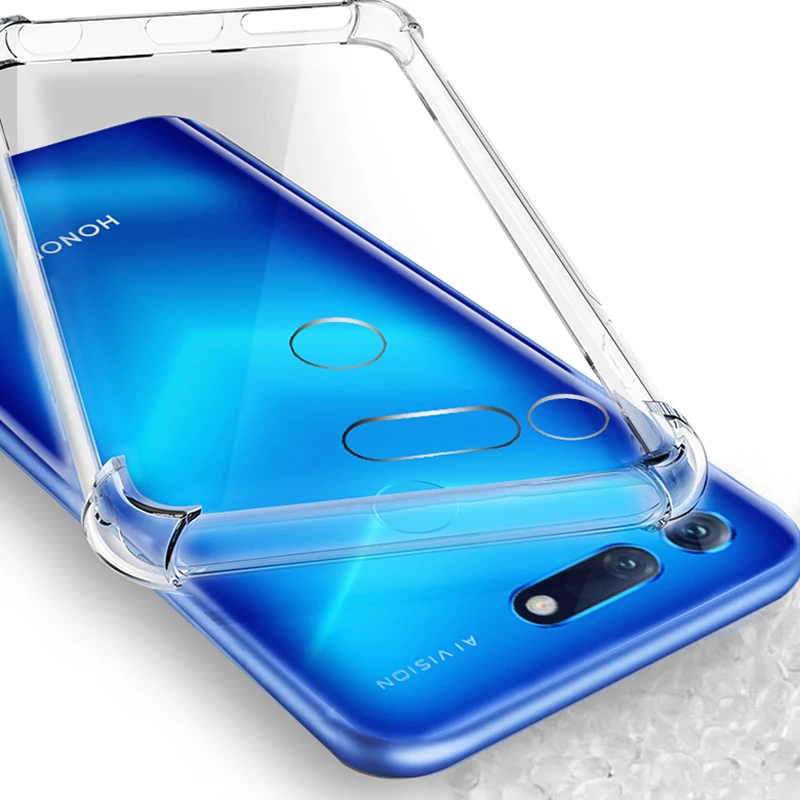 YUETUO tpu прозрачный чехол на заднюю панель телефона, чехол, чехол для huawei honor v20 view 20 view 20 v 20 силиконовые аксессуары