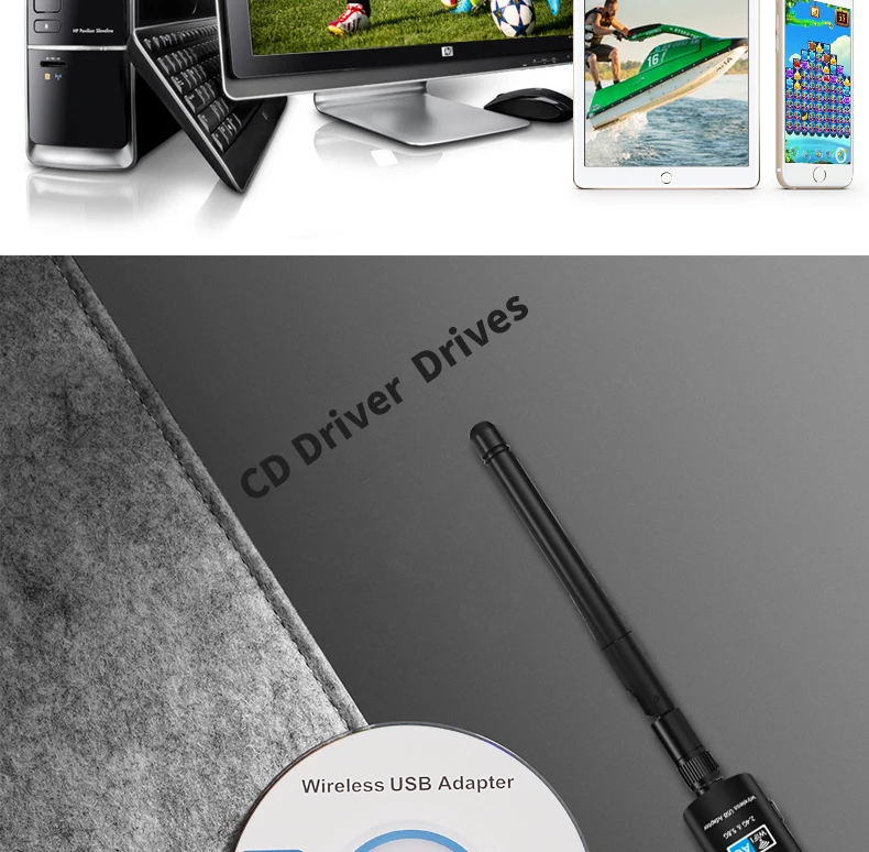 Suntrsi 600 Мбит/с USB Wifi адаптер 5,8 ГГц+ 2,4 ГГц USB Wifi приемник беспроводная сетевая карта usb wifi высокоскоростная антенна Wifi адаптер