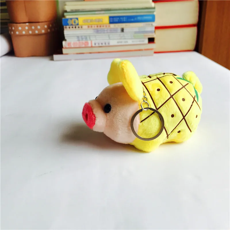 13 см мягкие животные милые плюшевые игрушки с фруктовым поросенком Kawaii для