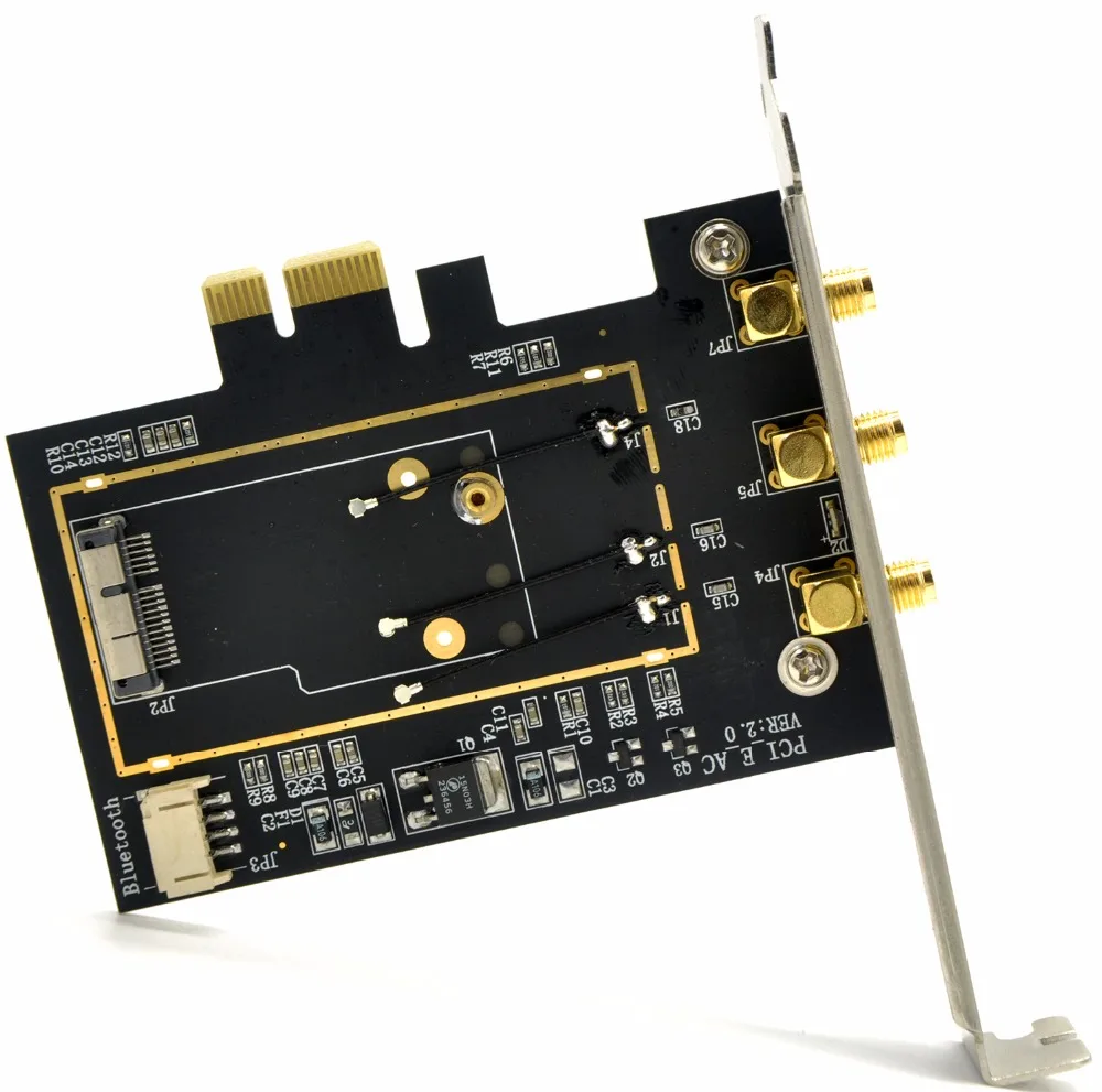 Настольный конвертер WTXUP для карт Broadcom BCM94360CSAX BCM943602CS BCM94331CSAX WLAN адаптер PCI E +