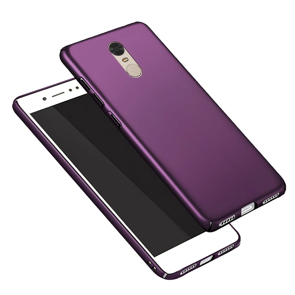 Пластиковый тонкий чехол для телефона Xiaomi Redmi Note 4 Pro Жесткий Чехол из