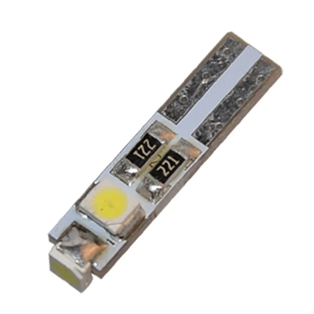 20шт чистый белый красный желтый синий зеленый T5 3SMD 3528 прибор приборной панели