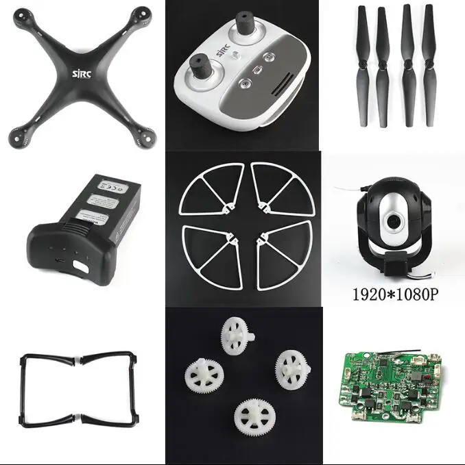 

SJ/RC SJRC S70 S70W RC Quadcopter Spare Parts blade motor Landing gear Protection frame gear charger Blade lock camera shell nut