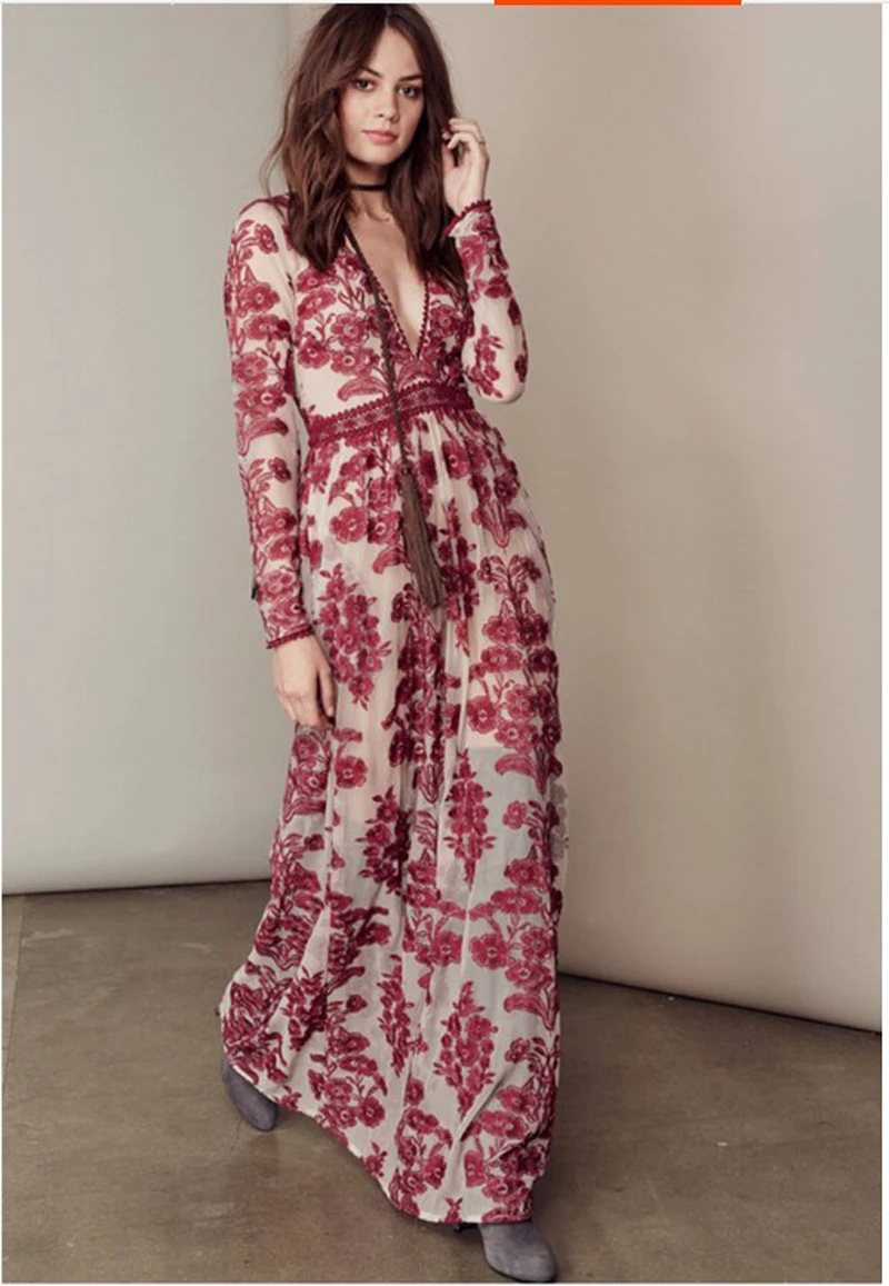 2016 г. Женские длинные сетчатые платья летнее праздничное пляжное платье для