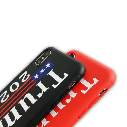 2 вида цветов Горячая Мода США Трамп 2020 чехол для телефона iPhone X XS MAX XR 8 7 6 6S