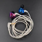 KZ-ZST  ZS3ZS4ZSR  ES3ED12 посеребренный обновленный кабель гарнитуры стандартный позолоченный 0,75 pin