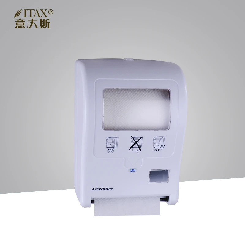 Диспенсер для бумажных полотенец с автоматической резкой настенный диспенсер