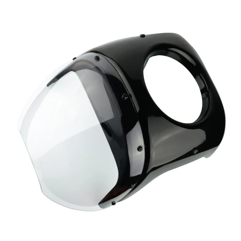 Мотоцикл в стиле ретро Racer обтекатель фары с экраном Универсальный Подходит 7