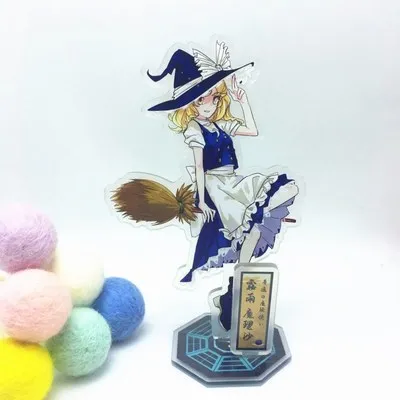 TouHou Project Hakurei Reimu Kirisame Marisa фигурка на акриловой подставке модель Двусторонняя