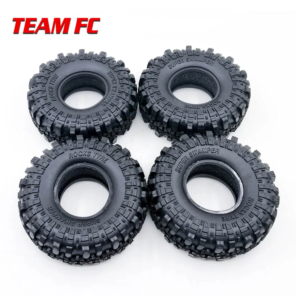 4pcs 4 шт., AX-4020F, 1,9 дюймов, 110 мм, рок гусеничное колесо с твердым ободом колеса Beadlock для 1/10 AXIAL RC4WD TF2 RC автомобиля S22 - Цвет: 4pcs