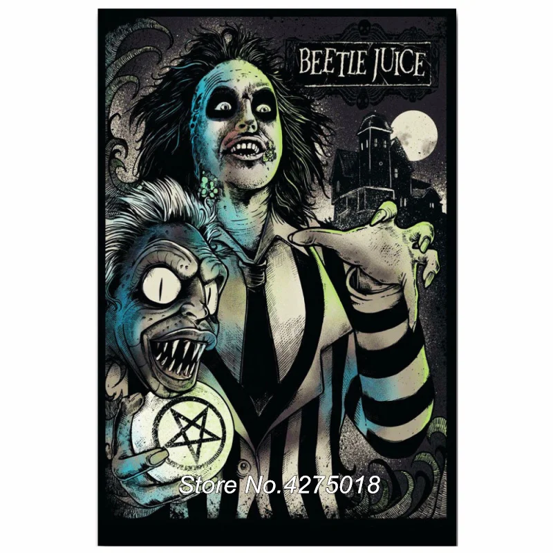Набор для алмазной вышивки сделай сам крестиком от Beetlejuice Тим Бёртон домашнее