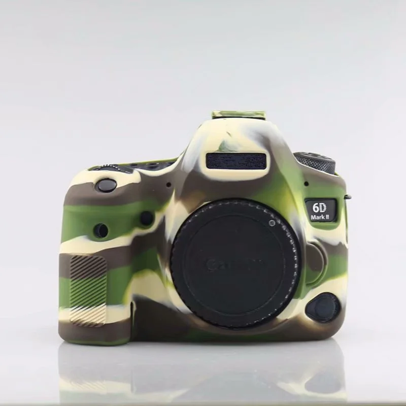 Мягкий силиконовый резиновый чехол для корпуса камеры Canon EOS 6DII 6D Mark II 6D2 защитный |