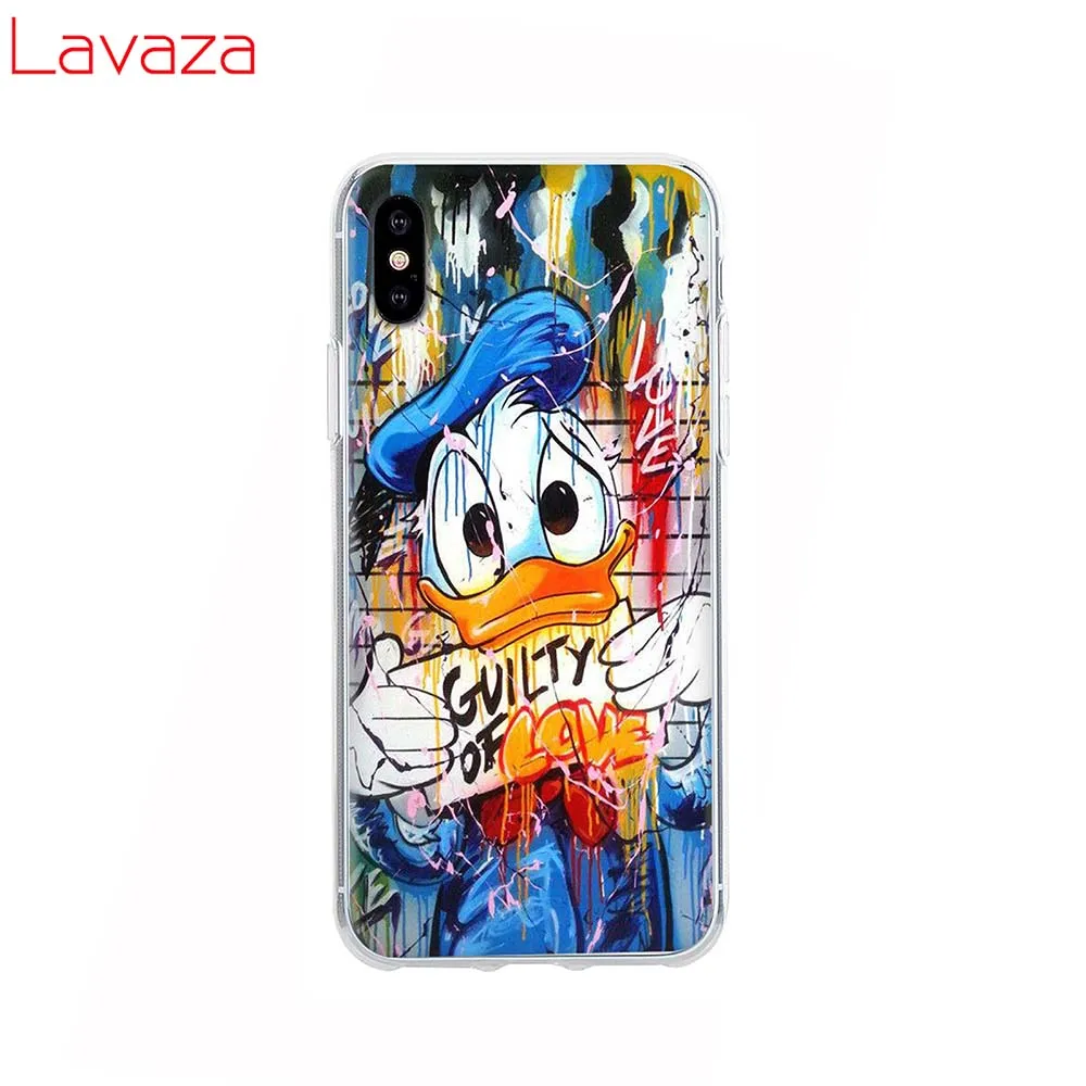 5 Lavaza граффити Декор Скрудж Mc утка жесткий чехол для телефона для Apple iPhone 6 6s 7 8 Plus X 5 5S SE чехол для iPhone XS Чехлы для MAX XR - Цвет: 5