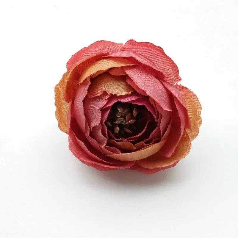 Лидер продаж 1 шт. цветная шелковая роза искусственная камелия цветок свадебное