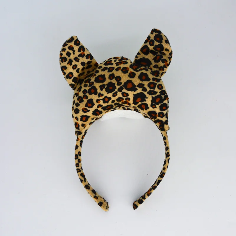 Children Boy Girl Animal 3D Leopard Headband Hairband Kids Performance Cosplay hair Party Headwear Christmas Halloween |