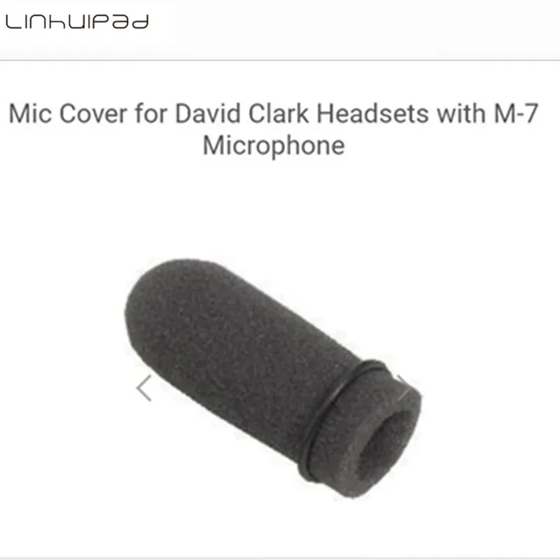 4pcs Foam Windscreen Mic Windshields Quality Foam Cover Suit for David Clark M-7 Headset Microphones