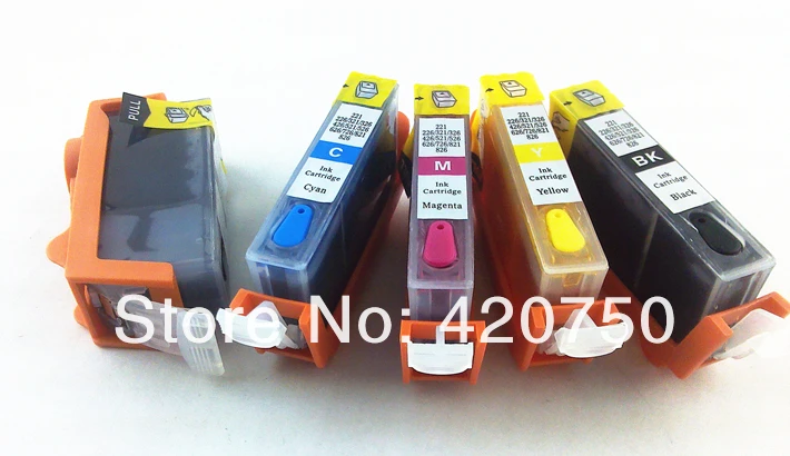 5PK полный картридж многоразового использования для PGI425 CLI426 подходит canon IP4840 IP4940