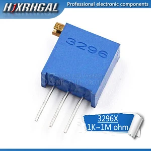Резистор серии 3296 100 200 6x, триммерный потенциометр 1K 2K 5K 10K 20K 50K 500K 1M ohm 100R 200R 500R