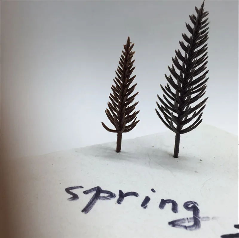 2017 ограниченная имитация миниатюрный пейзаж Модель деревья для сельского