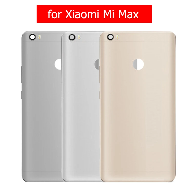 Оригинальная задняя крышка для Xiaomi Mi MAX, задняя крышка, корпус, металлическая дверь для Xiaomi Mi, камера MAX, стекло, объектив, запасные части