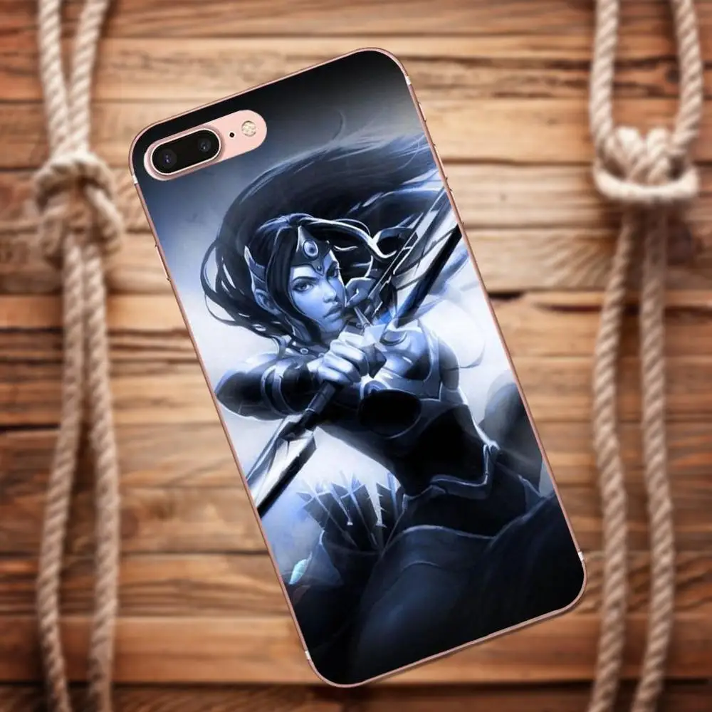 Мягкий чехол Vvcqod Mirana Dota 2 для sony Xperia Z Z1 Z2 Z3 Z4 Z5 compact Mini Premium M2 M4 M5 T3 E3 E5 XA | Мобильные