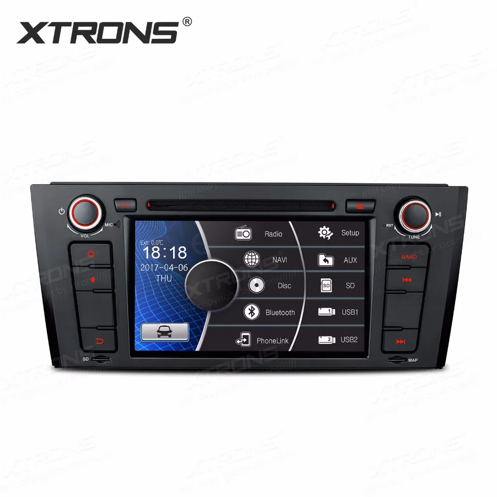 XTRONS 7 дюймовый HD цифровой сенсорный экран двойной CANbus GPS навигация рулевое колесо