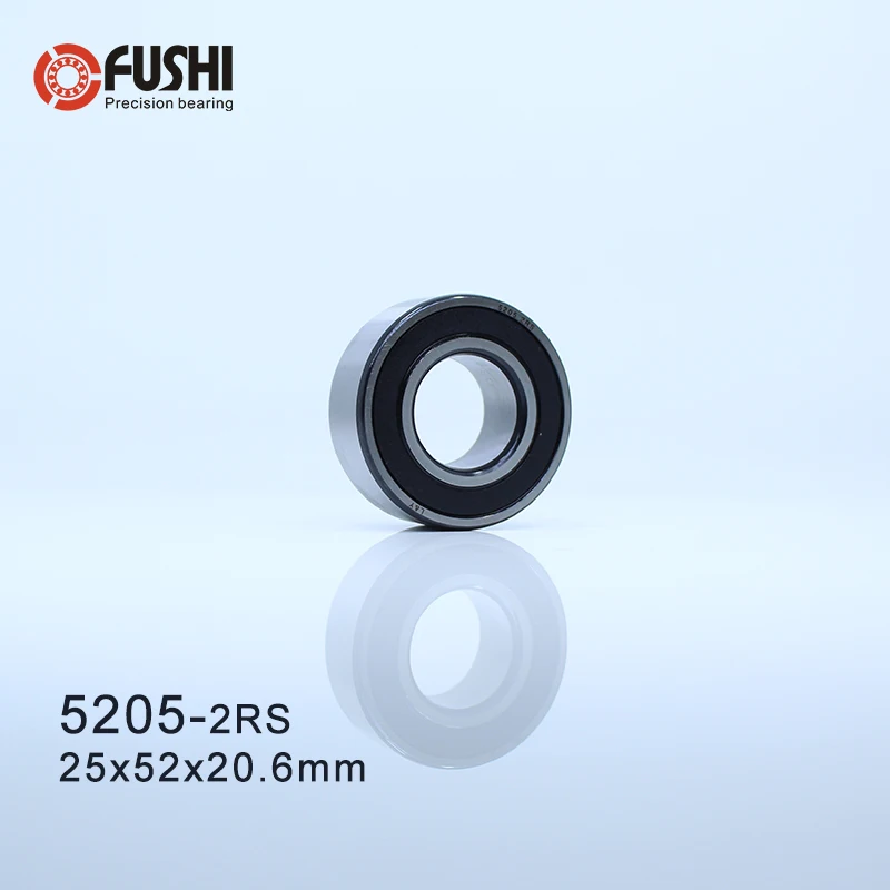 5205 2RS Подшипник 25x52x20,6 мм(1 шт.) осевой двухрядный угловой контакт 5205RS 3205 2RS 3056205 шарикоподшипники