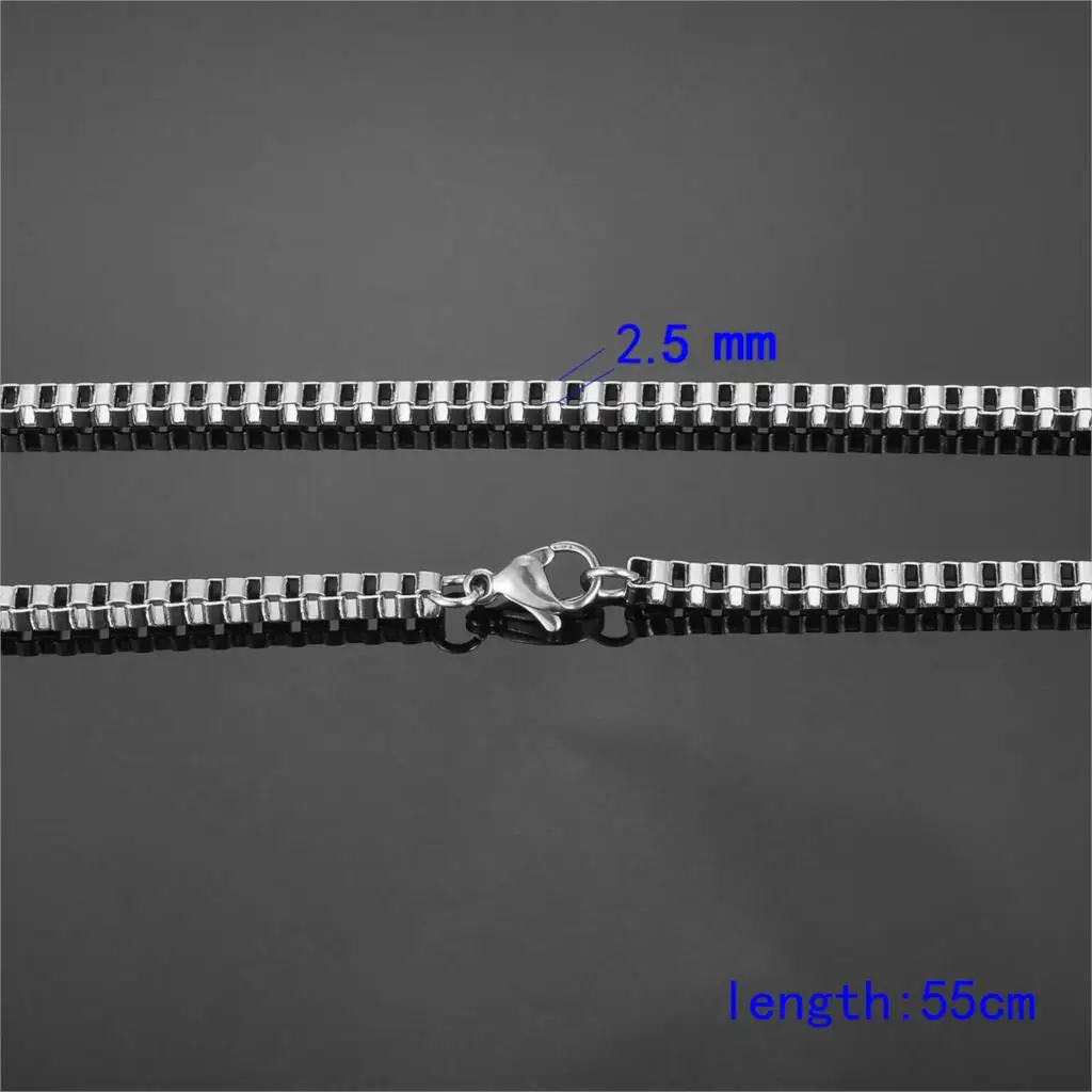 Модные цепи LASPERAL для женщин и мужчин ожерелье из нержавеющей стали