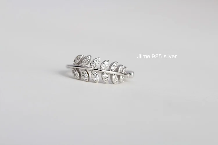 Женское кольцо с кристаллами DIEERLAN элегантное обручальное серебристого цвета