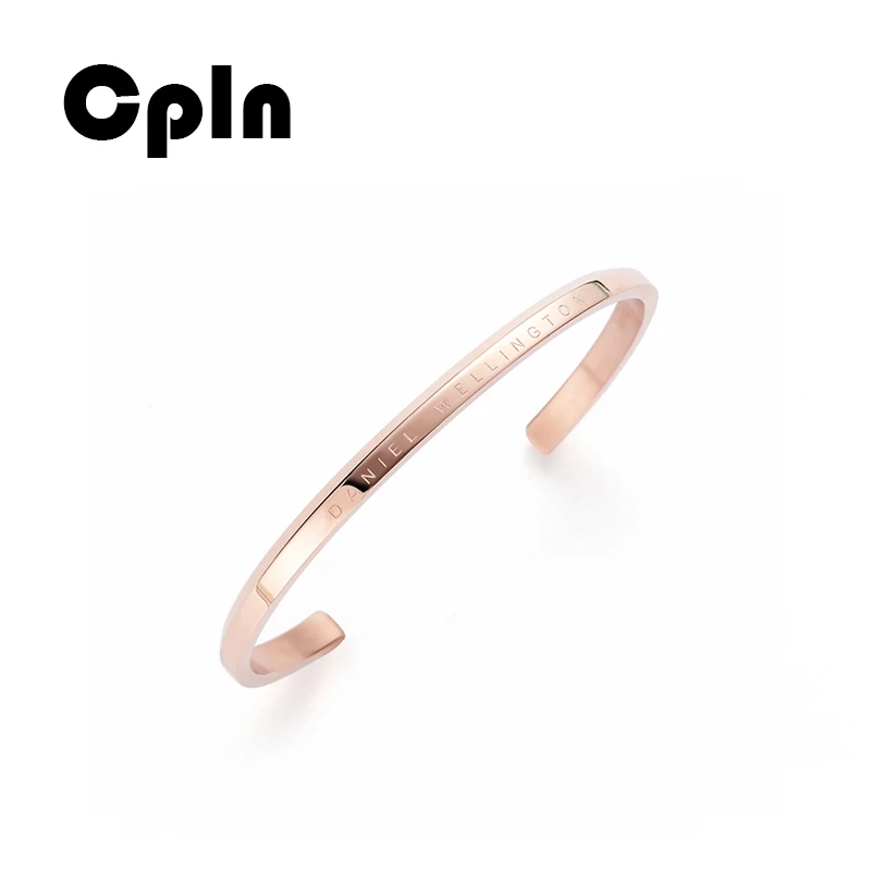 Cpln 2019 новый тренд креативный титановая сталь Розовое золото Открытый браслет для