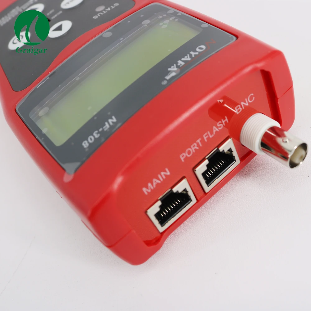 NF 308 многоцелевой тестер длины сетевого кабеля LAN 5E 6E коаксиальный кабель RJ45 NF308