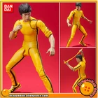 Оригинальная фигурка BANDAI Tamashii Nation S.H. ФигуртсSHF-Брюс Ли (Желтый спортивный костюм)