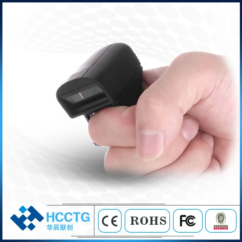 Сканер штрих-кода High Scan Pro Mini Laser 1D Ring Bluetooth для коллекции данных HS-S02L | Компьютеры и