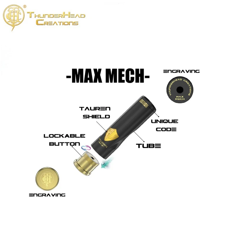 Оригинальный ThunderHead Creations THC Tauren Max Mod питается от одного механического Мода