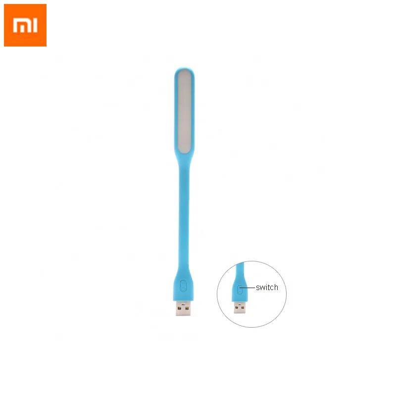 Xiaomi мини-usb, лампа Светодиодная лампа Xiaomi сияющий светодиодный мини-вентилятор USB с переключателем для ноутбука, ноутбука, компьютера, банка питания