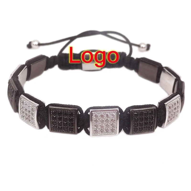 Новый индивидуальный логотип из нержавеющей стали бисера золото/розовое