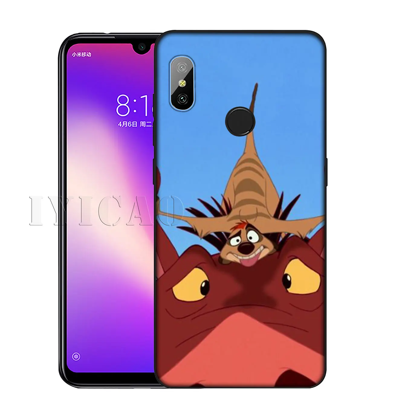 IYICAO Мягкий силиконовый чехол для телефона с изображением короля льва Xiaomi Redmi K30 K20