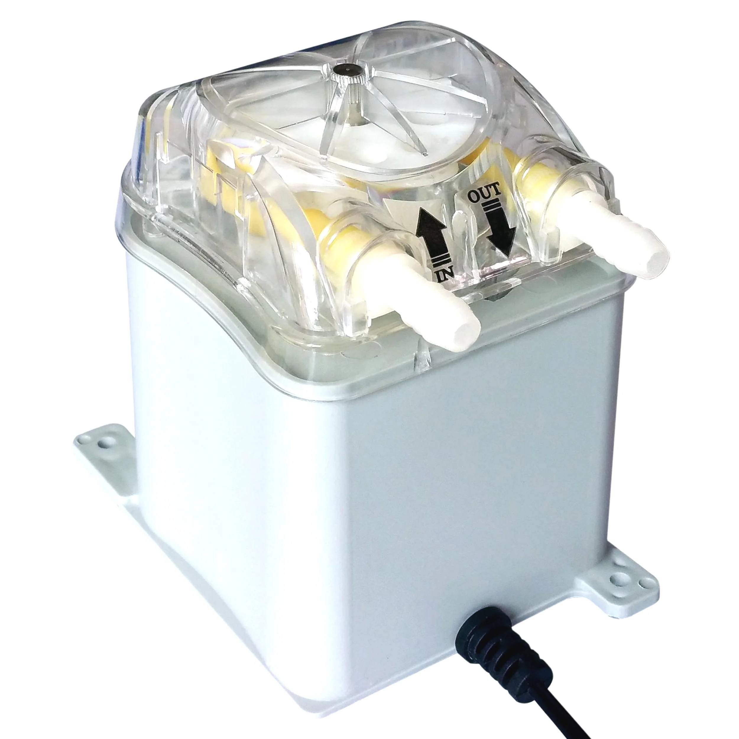 

350 мл/мин., 4 ролика, перистальтический насос Honlite 12V с детской и фармацевтической перистальтической трубкой BPT