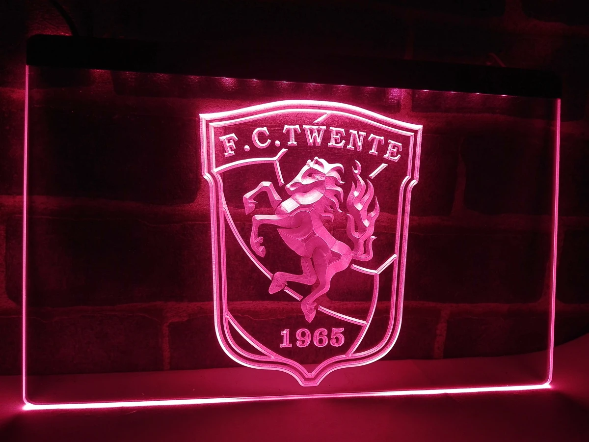 ZH001r FC Twente Enschede Эредивизи футбол светодиодный неоновый знак|Таблички и знаки| |