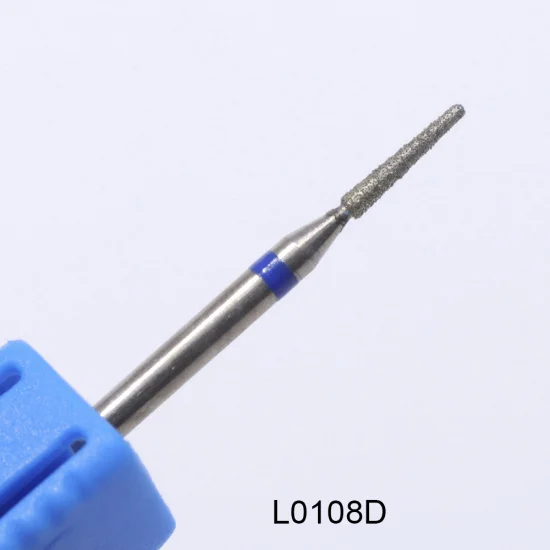 L0108D 1 шт. Алмазная дрель для ногтей 3/3" вращающаяся фреза для маникюра Электрический аппарат пилочки для ногтей аксессуары 14 типов TR056 - Цвет: L0108D