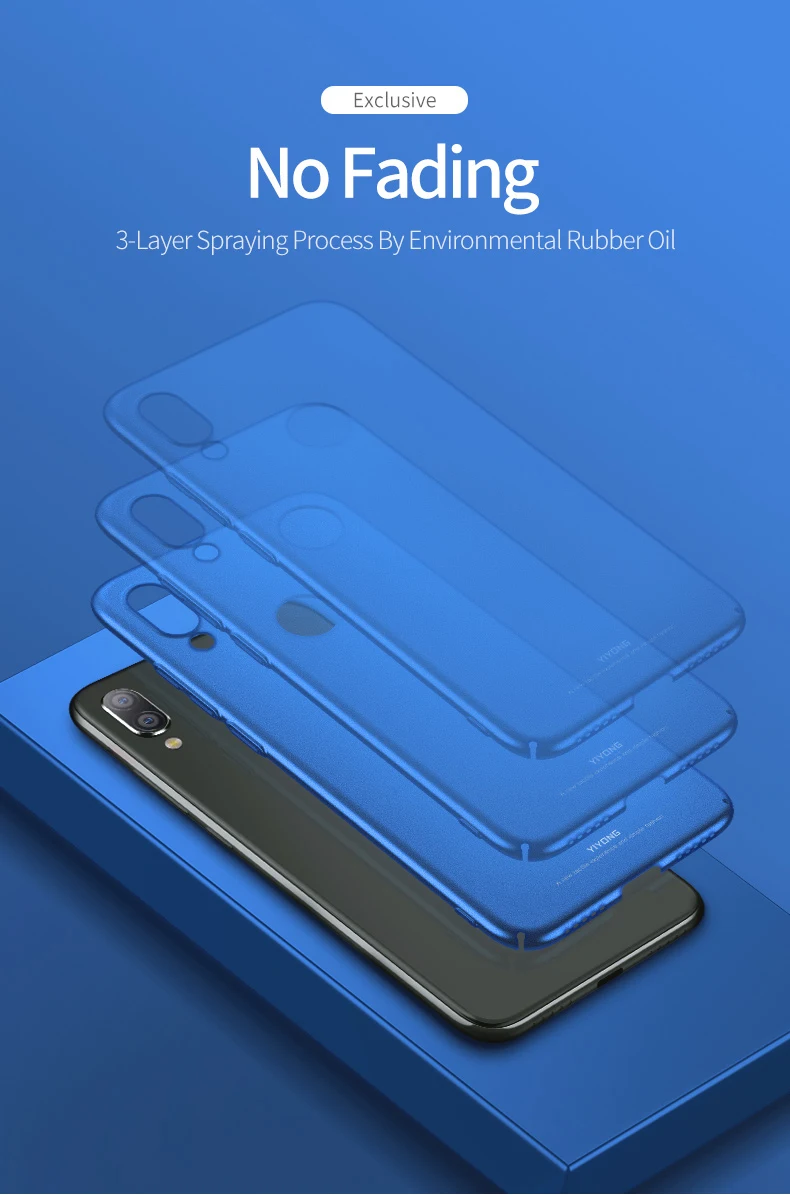 Redmi Note 6 Pro Чехол YIYONG матовый чехол Xiaomi Redmi Note 7 6 5 Pro Чехол Xiomi Global PC чехол для Xiaomi Note 5 6 7 Pro Чехол