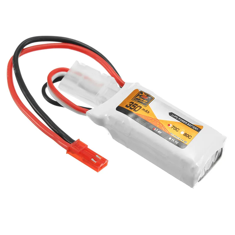Аккумуляторная батарея Lipo ZOP Power 11 1 В 350 мАч 70C 3S Battery JST Plug|jst plug|3s lipo batteryzop power |