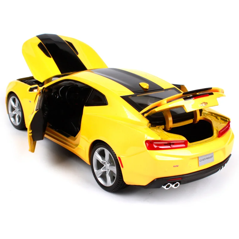 Maisto 1:18 Chevrolet Camaro ss желтый автомобиль литье под давлением 265*110*75 Роскошная Игрушечная модель автомобиля коллекционная модель автомобиля для детского подарка 31689