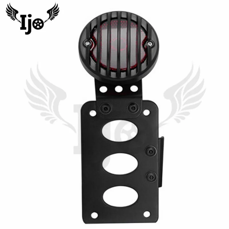 

Высококачественный металлический круглый тормозной фонарь для мотоцикла на заказ для yamaha honda harley cafe racer, задний фонарь для мотоцикла