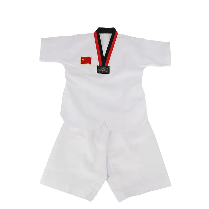 2019 Children Kimono Judo Kickboxing Practice Costume White Kid Boys Girls Taekwondo Suit Karate Tae Kwon Do Clothes Cotton | Детская
