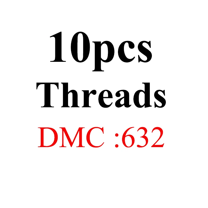 1.2m10pcs-DMC632 Golden Panno DIY DMC 613-725 вышивка нитью нитки 10 шт./лот 1,2 м Набор для вышивки крестом наборы для вышивки крестом 11,12 - Цвет: 1.2m10pcs-DMC632