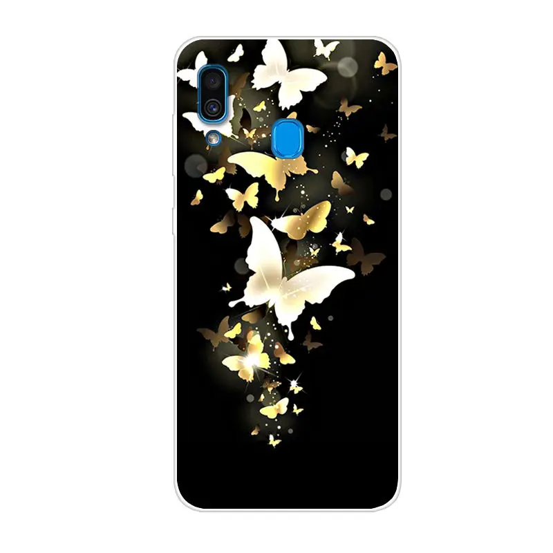 Чехол для Samsung A20e Мягкий Роскошный мультяшный силиконовый чехол из ТПУ телефона