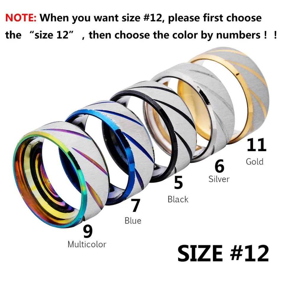Size 12 Кольцо для мужчин/женщин, кольцо для похудения из нержавеющей стали, магнитное медицинское кольцо для потери веса, инструменты для похудения, фитнес кольцо для уменьшения веса - Цвет: Size 12