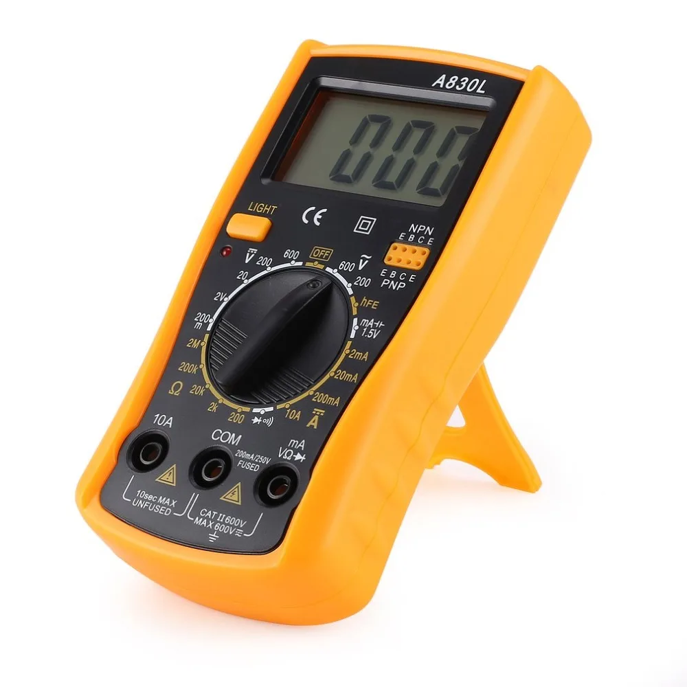 New A830L Mini Pocket Digital Multimeter 1999 Counts AC/DC Volt Amp Ohm Diode hFE Continuity Tester Ammeter Voltmeter | Инструменты